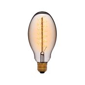 лампа ретро накаливания Vintage форма эллипс 60W 053-686 E75 F5+  CLEAR/E27 диммируемая