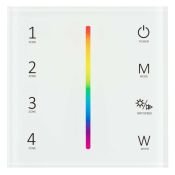 Панель встраиваемая Sens 028140 SMART-P45-RGBW White (230V, 4 зоны, 2.4G) Панель встраиваемая Sens 028140 SMART-P45-RGBW White (230V, 4 зоны, 2.4G)