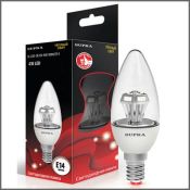 светодиодная лампа свеча Белый дневной  4W Supra SL-LED-CR-CN-4W/4000/E14  4156
