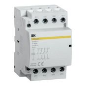 Контактор 25A 220V КМ25-40M контакт 4NO, размер 3 модуля KARAT IEK Контактор 25A 220V КМ25-40M контакт 4NO, размер 3 модуля KARAT IEK