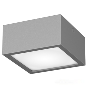 Накладной светильник   8W Белый теплый 380293 ZOLLA QUAD LED-SQ 220V IP65 квадратный серый