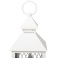фигурка  светодиодная Декоративный фонарь со свечкой Белый теплый, 513-042, 1Led, 3хААА, белый корпус,  IP20